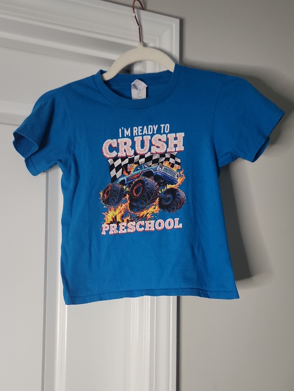 "I'm Ready to Crush Preschool" Monster Truck Tee